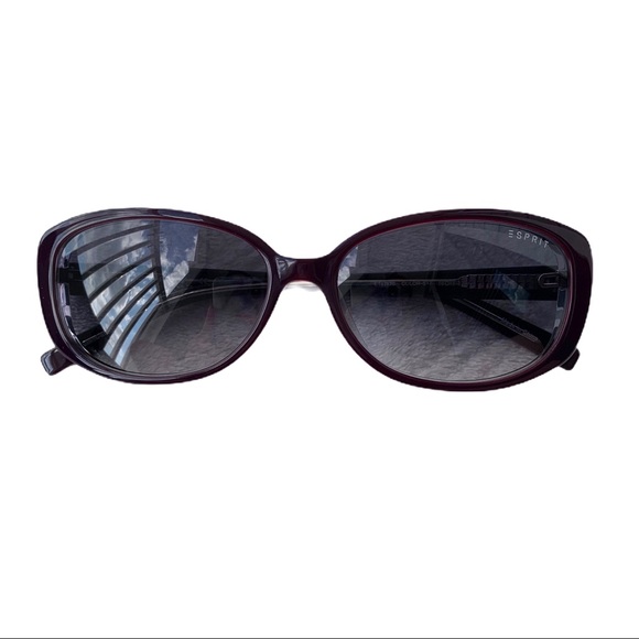 NWOT Esprit • Oval Quilted Fashion Sunglasses - Picture 2 of 8